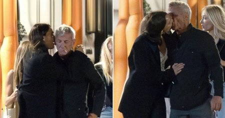 Actorul Sean Penn se iubeste cu o tanara actrita moldoveanca. Sarut pasional la doi ani dupa divortul de Leila George