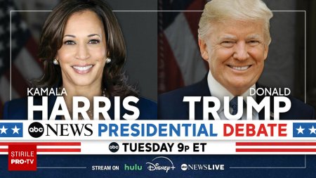 LIVE. Kamala Harris vs Donald Trump, in dezbaterea prezidentiala de la ABC News