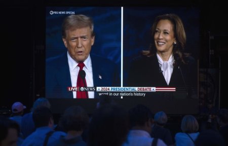 Kamala Harris catre Donald Trump, in timpul dezbaterii televizate: 