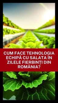 Cum face tehnologia echipa cu salata in zilele fierbinti din Romania