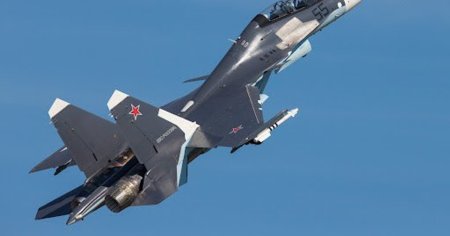 Ucrainenii au distrus  un avion rusesc Su-30SM deasupra Marii Negre