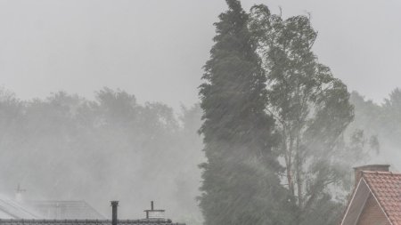 HARTA. Avertizari meteo de vreme rea in aproape toata tara. ANM a emis cod portocaliu si galben de ploi torentiale