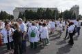 Protest al medicilor din ambulator in fata Guvernului. 