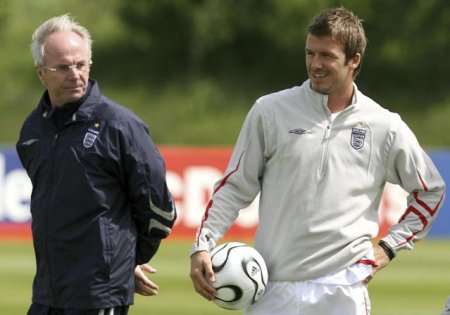 David Beckham, prezent la inmormantarea lui Sven-Goran Eriksson