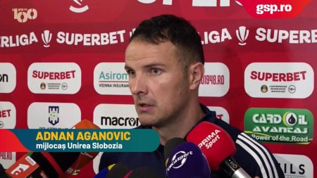 Dinamo - Unirea Slobozia 1-0. Adnan Aganovic, nemultumit de suprafata de joc: Gazonul ii incurca si pe ei si pe noi