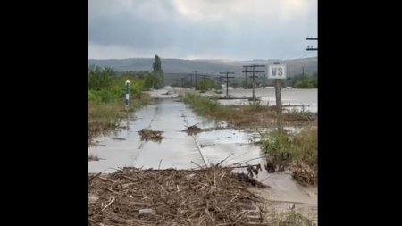 Haos pe calea ferata, din cauza inundatiilor: Mai multe trenuri au ramas blocate. Sinele, inghitite de ape