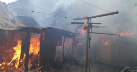 Caz socant in Bistrita-Nasaud. O fetita de doar trei luni a murit in incendiul care a mistuit casa bunicii sale