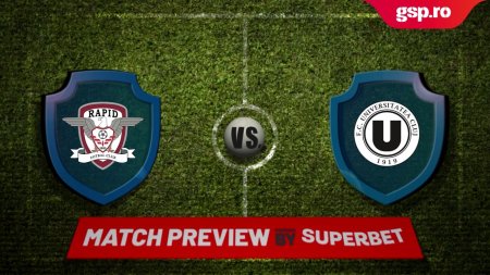 Match Preview Rapid - U Cluj » Etapa 9 din Superliga