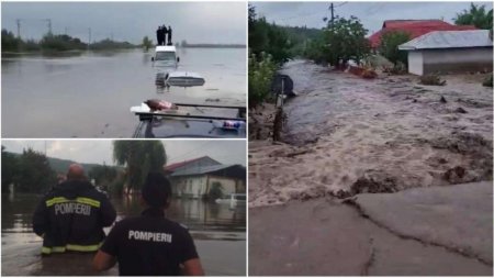 Bilantul inundatiilor din Galati a crescut la 6 morti