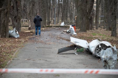 Atac aerian masiv asupra Kievului. Apararea ucraineana doboara 53 de drone rusesti