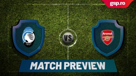 Match Preview Atalanta - Arsenal » Prima etapa din Liga Campionilor