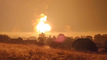 Explozia depozitului de munitii din Rusia a fost atat de puternica incat a provocat un cutremur