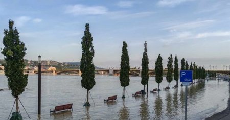 Alerta la Budapesta, pericol si pentru Romania. Dunarea a iesit din matca, iar nivelul este in crestere