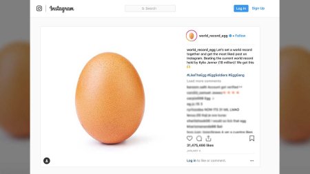 De la gluma la fenomen global: Povestea oului care a batut recordul pe Instagram
