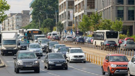 Capitala, paralizata de traficul rutier: 