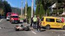 Un motociclist a fost ranit grav in urma unui accident produs pe DN1. Intervine elicopterul SMURD