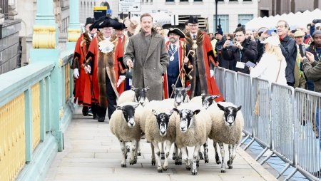 Un cunoscut actor de la Hollywood a mers cu oile pe un pod din Londra. Care este explicatia