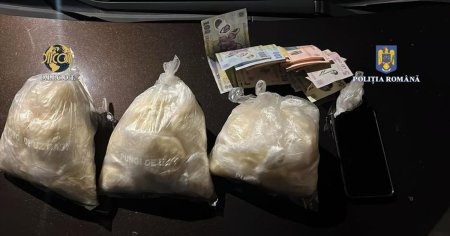 Tanar din Cluj, prins in flagrant cu 1,4 kilograme de substanta psihoactiva