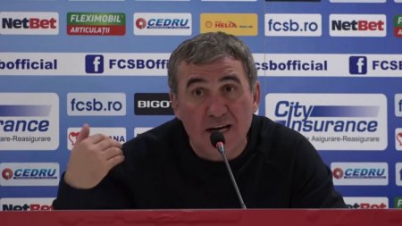 Gheorghe Hagi, scandal la o conferinta de presa