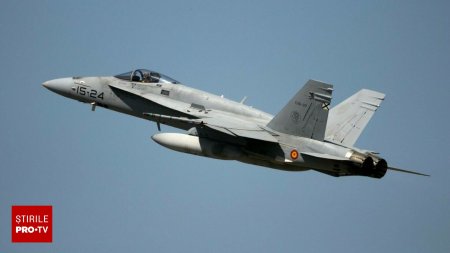 Avioane de lupta F-18 ale Spaniei au controlat, din Romania, un atac cu drone lansat de fortele lui Putin impotriva Ucrainei