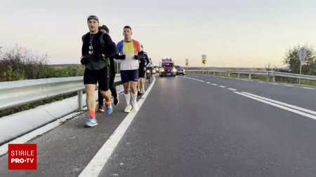 Ultra-maraton caritabil in Iasi. Pompierii au alergat 62 km pentru o tanara bolnava de cancer