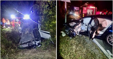 Accident groaznic in Valcea. Doi oameni au murit si alti doi sunt grav raniti