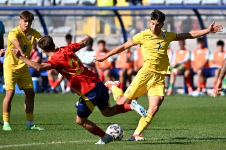 Dupa victoria cu Germania, Romania U19 a scos un rezultat mare si cu Spania