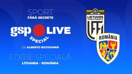 Lituania - Romania, in Liga Natiunilor » Tricolorii cauta inca o victorie cu Mircea Lucescu pe banca! Comentam impreuna cu Raul Rusescu la GSP Live Special