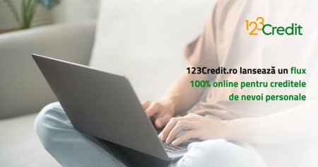 123Credit.ro lanseaza un flux 100% online pentru creditele de nevoi personale