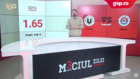 Meciul zilei U Cluj - Otelul » Etapa 13 din Superliga