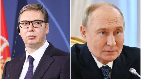 Ce au discutat Vucic si Putin la telefon, dupa doi ani si jumatate. Serbia intre Rusia si UE