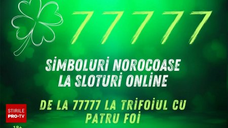 (P) Simboluri norocoase la sloturi online: De la 77777 la trifoiul cu patru foi