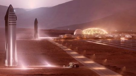 Elon Musk vrea sa construiasca pe Marte un oras autosuficient cu peste un milion de oameni, pana in 2054