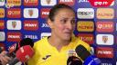 Fotbal Feminin, Romania - Polonia 1-2 » Florentina Olar, dupa ratarea penalty-ului: 