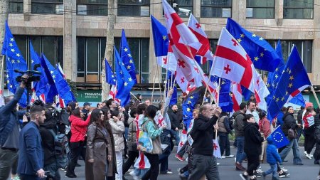 Alegeri in Georgia. Partidul pro-rus de la guvernare, declarat castigator de comisia electorala. Opozitia promite proteste