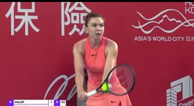 A inceput meciul Simona Halep - Yue Yuan, in primul tur al turneului WTA de la Hong Kong