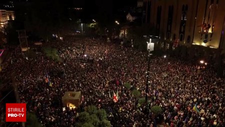 Protest urias in Georgia, unde pro-rusii si-au insusit alegerile. Viktor Orban s-a dus sa-i felicite pe oamenii Moscovei