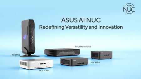 ASUS a lansat noile PC-uri compacte NUC cu AI