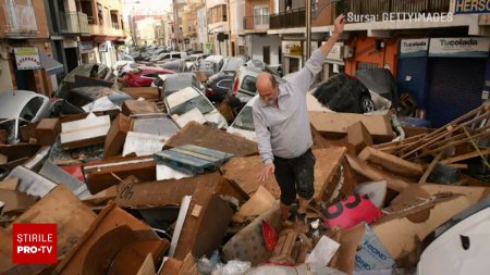 Spania a fost lovita de viituri cu forta unui tsunami. <span style='background:#EDF514'>FENOMENUL</span> care a provocat inundatiile devastatoare