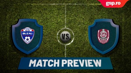 MATCH PREVIEW » Gloria Buzau vs. CFR Cluj - Superliga - Etapa a 15-a