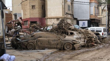 Inundatii in Spania: O femeie a fost salvata dupa ce a stat blocata trei zile intr-un automobil