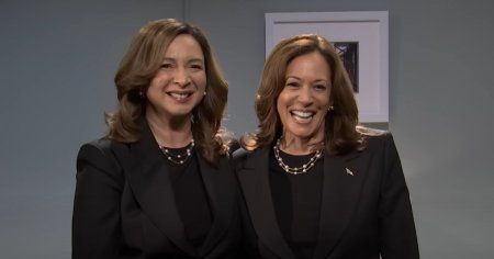 Kamala Harris a aparut alaturi de o actrita care o ironiza, intr-o sceneta de comedie la Saturday Night Live