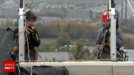 Au aparut gradinarii zburatori. Cum s-a ajuns la noua meserie din Olanda