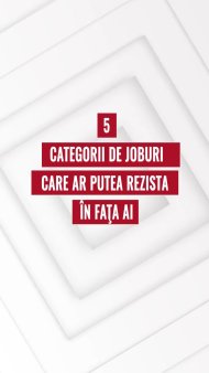 5 <span style='background:#EDF514'>CATEGORII</span> de joburi care ar putea rezista in fata AI