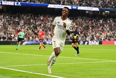 Vinicius, ONE MAN SHOW pe Santiago Bernabeu » Real Madrid a zdrobit-o pe Osasuna intr-o partida in care Ancelotti a pierdut 3 oameni importanti