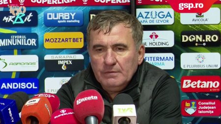 Gheorghe Hagi, concluzii dupa victoria cu Unirea Slobozia: 