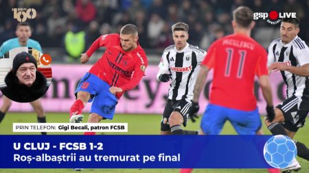 Gigi Becali a intrat in direct la GSP Live imediat dupa U Cluj - FCSB: 