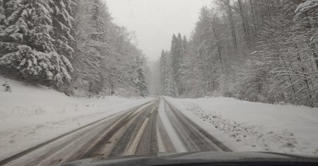 Cod galben de ninsori si ploi. Prima zapada la Predeal si Poiana Brasov. Pe Transalpina s-a inchis, de astazi, circulatia rutiera