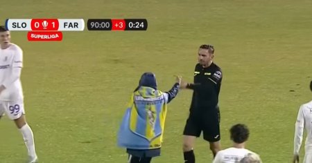 Romania <span style='background:#EDF514'>NEED</span>ucata: scena socanta cu un copil aratand degetul mijlociu arbitrului, in timpul meciului