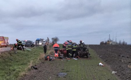 Cezar, pompierul care a plans cu copilul de trei ani mort in brate, dupa accidentul de la Suceava: A plecat cu tot cu o mie de visuri